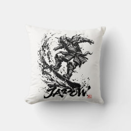 Almofada Snowboard Brush Art - Snowboarder Samurai