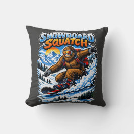 Almofada Snowboard Squatch – Divertido Bigfoot de Snowboard