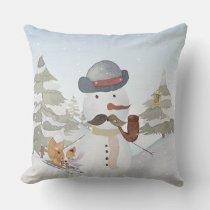 Almofada Snowman e Winter Woodland Amigos