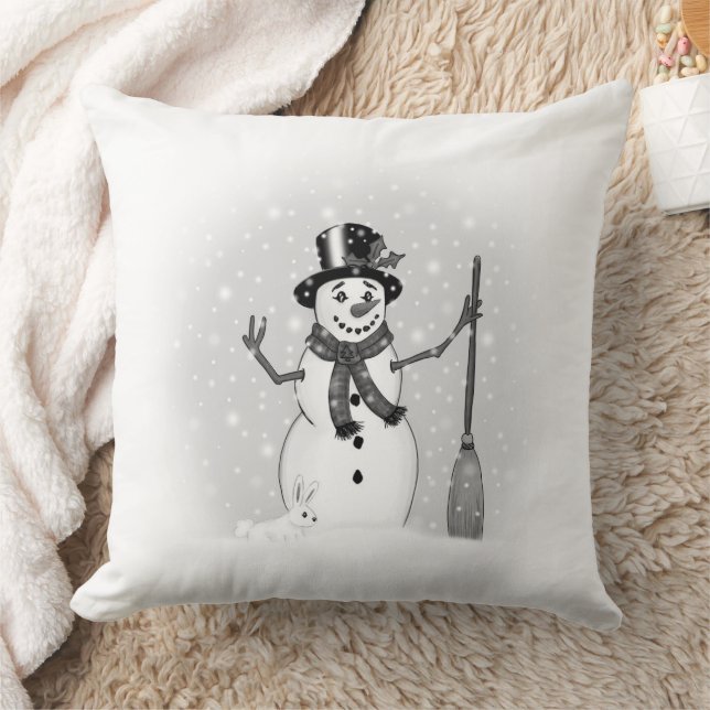 Almofada Snowman, Snowflake, Travesseiro (Cobertor)