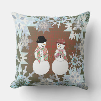 Almofada Snowman Sweethearts