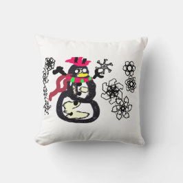 Almofada Snowman winter