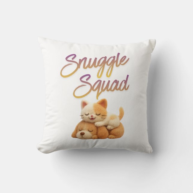 Almofada Snuggle Squad (Frente)