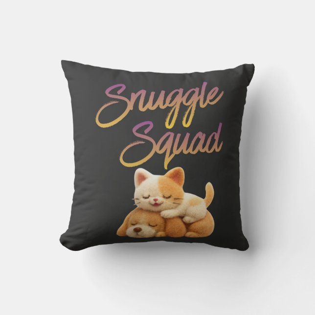 Almofada Snuggle Squad  (Frente)