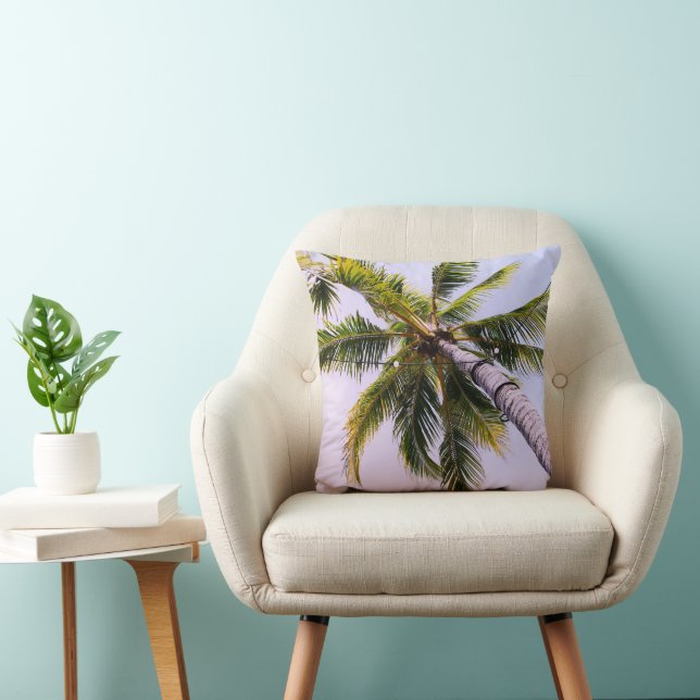 Almofada Sob a Árvore Palm de Caribe 1 (Cadeira)
