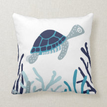 Sob tartaruga do mar - mar