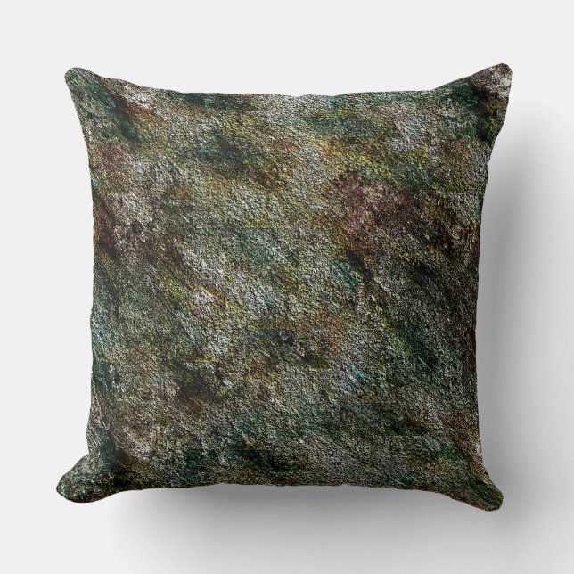 Almofada Sobras de tinta spray da cabine de pintura (Frente)