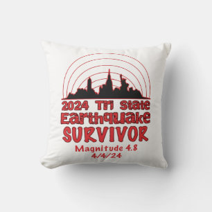 Almofada Sobrevivi ao Terremoto de NYC Quake Tri State 2024