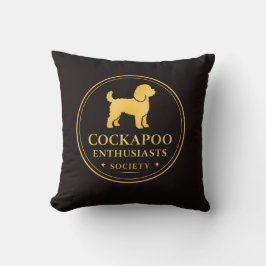 Almofada Sociedade de Entusiastas de Cockapoo capuz