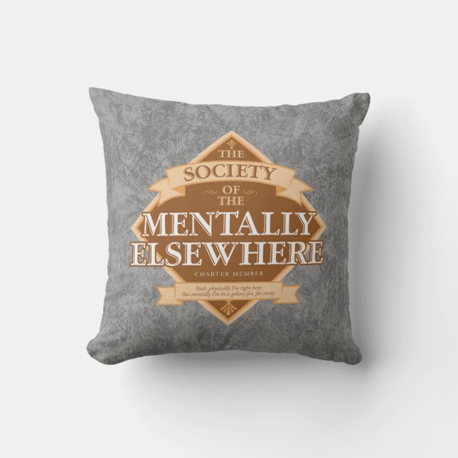 Almofada Sociedade do Mentally (Frente)
