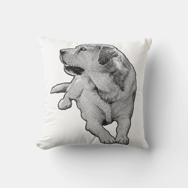 Almofada Sofá Silencioso, Olhos Quentes (Frente)