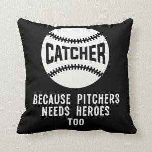 Almofada Sofball Catcher Kids Funny Baseball Player Piada