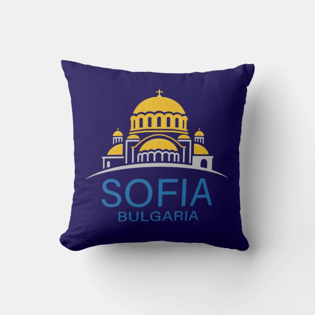 Almofada Sofia Bulgária União Europeia (Frente)