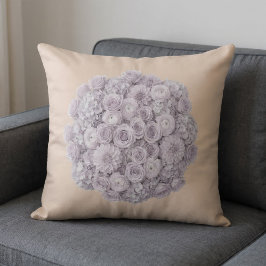 Almofada Soft Lavender & Pale Grey Floral