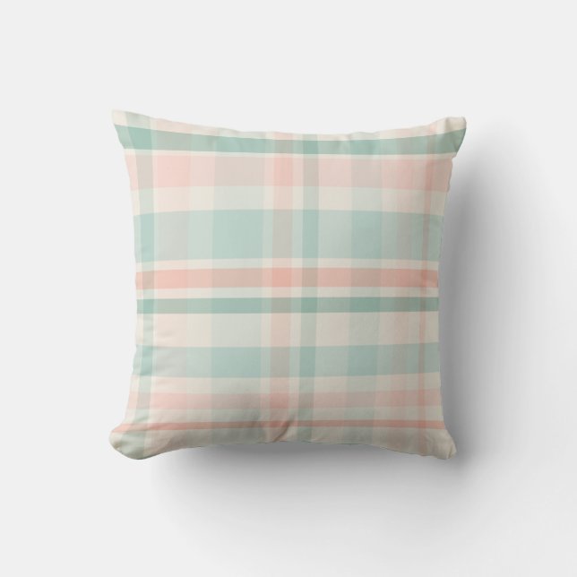 Almofada Soft Pastel Plaid one (Frente)