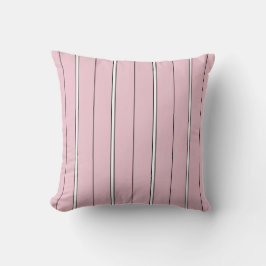 Almofada Soft Pink Vertical Stripe Pattern Minimal