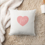 Almofada Soft White "Love" Heart Accent Pillow – Romantic H<br><div class="desc">Add a sweet, romantic touch to your space with this charming accent pillow! It features a soft white base paired with a delicate blush-pink heart (printed with the word "Love" in elegant script) – a minimalist design that feels warm and whimsical. Crafted from cozy, skin-friendly fabric (soft to the touch...</div>