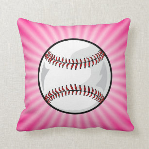 Almofada Softball cor-de-rosa