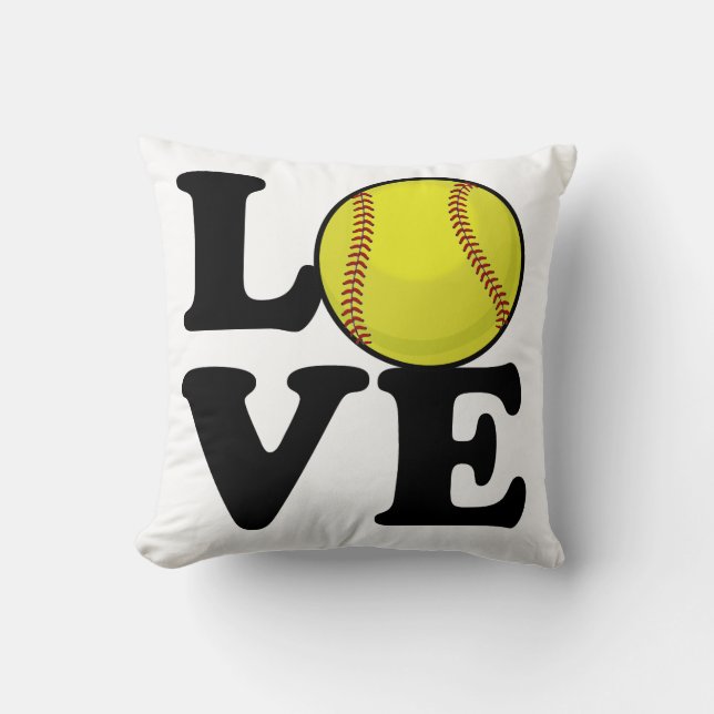 Almofada Softball do amor (Frente)