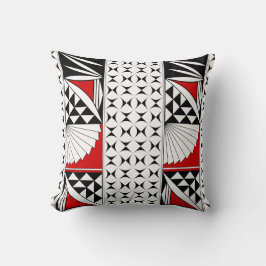 Almofada Sol Sudoeste em Vermelho