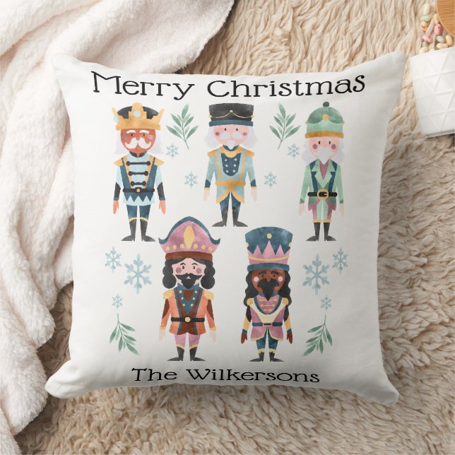 Almofada Soldados de Brinquedo do Quebra-Nozes de Natal (Cobertor)