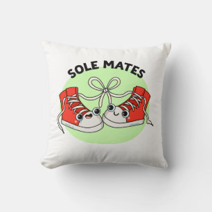 Almofada Sole Mates Funny Calçado Pun