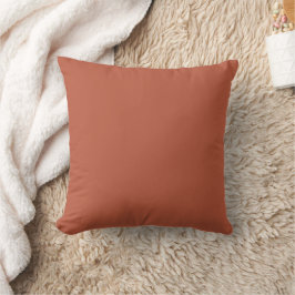 Almofada Solid Plain Terracotta Cushion/