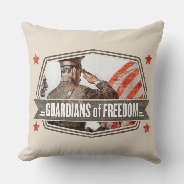 Almofada Solider-Guardian of Freedom (Frente)