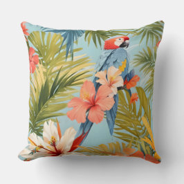 Almofada Solitude Tropical Macaw