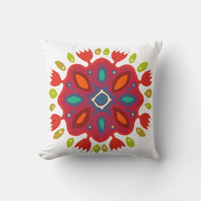 Almofada SOLTEIRO branco FLOR XL (Frente)