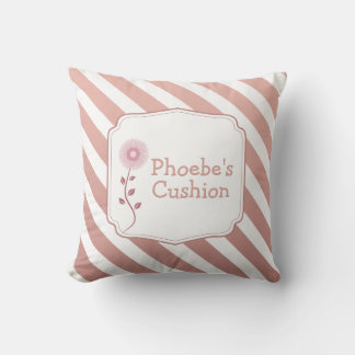 Almofada Soluções Douradas de Rosa de Crianças Minimalistas