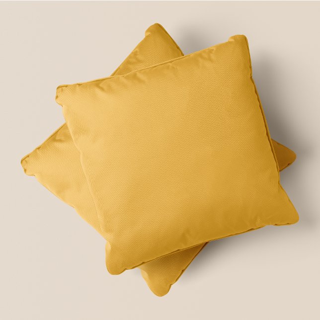 Almofada Sombras De Amarelo - Paleta De Trigo - #E7BE5F - (Shades Of Yellow - Wheat Stalk - #E7BE5F - Throw Pillow)