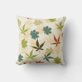 Almofada Sombras do outono no Travesseiro decorativo Verde 