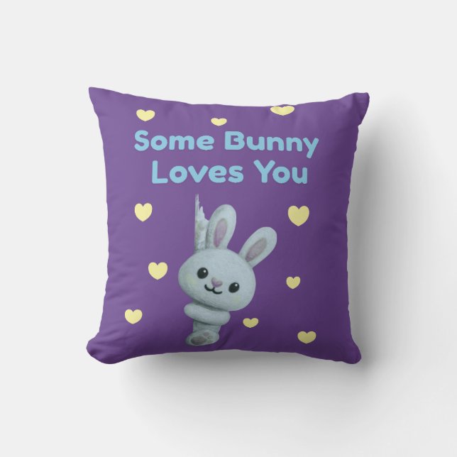 Almofada Some Bunny Loves You (Frente)