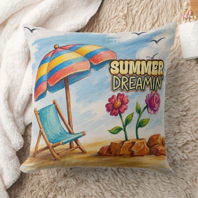 Almofada Sonhando de Verão (Cobertor)