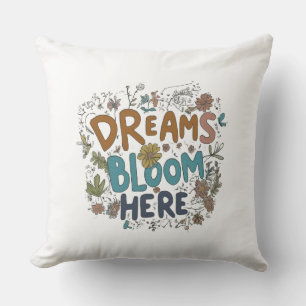 Almofada Sonhos Bloom Aqui Travesseiros decorativos
