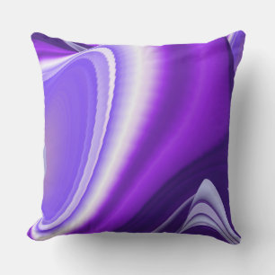 Almofada Sonhos de Arco-Íris de Flor Roxo