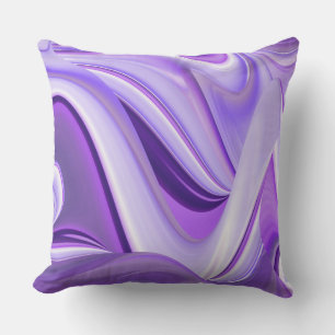 Almofada Sonhos de Arco-Íris de Flor Roxo