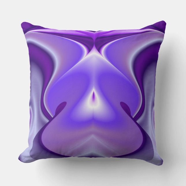Almofada Sonhos de Flor Roxo (Frente)