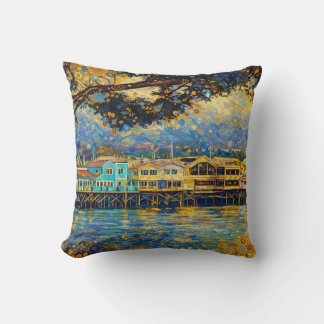 Almofada Sonhos do Porto de Monterey inspirados em Klimt