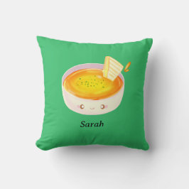 Almofada Sopa De Tomate E Sanduíche De Queijo Grelhado