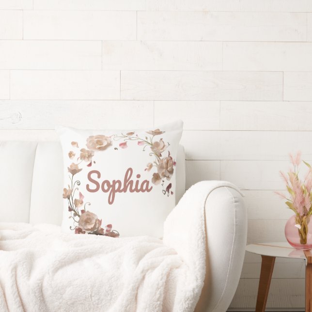 Almofada Sophia floral travesseiro (Sofá)