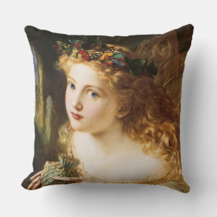 Almofada Sophie Anderson's "Take the Fair Face of Women"