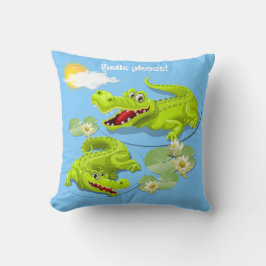 Almofada Sorria Crocodilo!