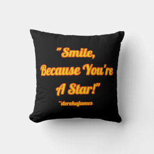 Almofada Sorriso, porque você é uma estrela!  Travesseiro