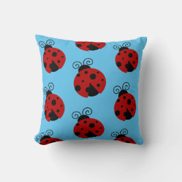 Almofada Sorte ser um belo cartoon Ladybug