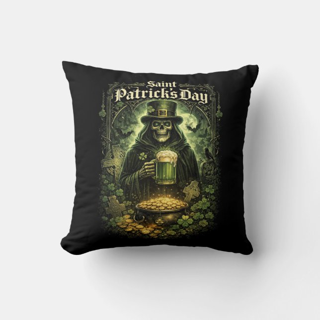 Almofada Sorte Sombria de São Patrício (Frente)