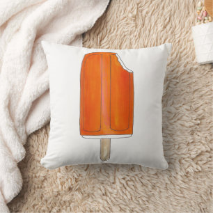 Almofada Sorvete de cor laranja n' Creme Creamsicle Comida
