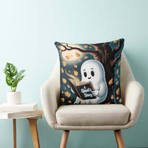 Almofada Sotaque de Decoração de Queda de Cozy Ghostcore Cu