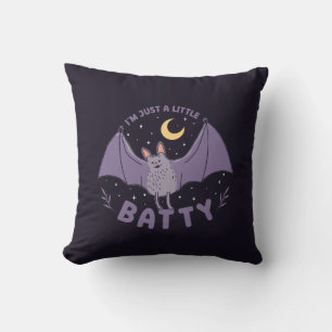 Almofada Sou só um Dia de as Bruxas engraçado de Batty Pun